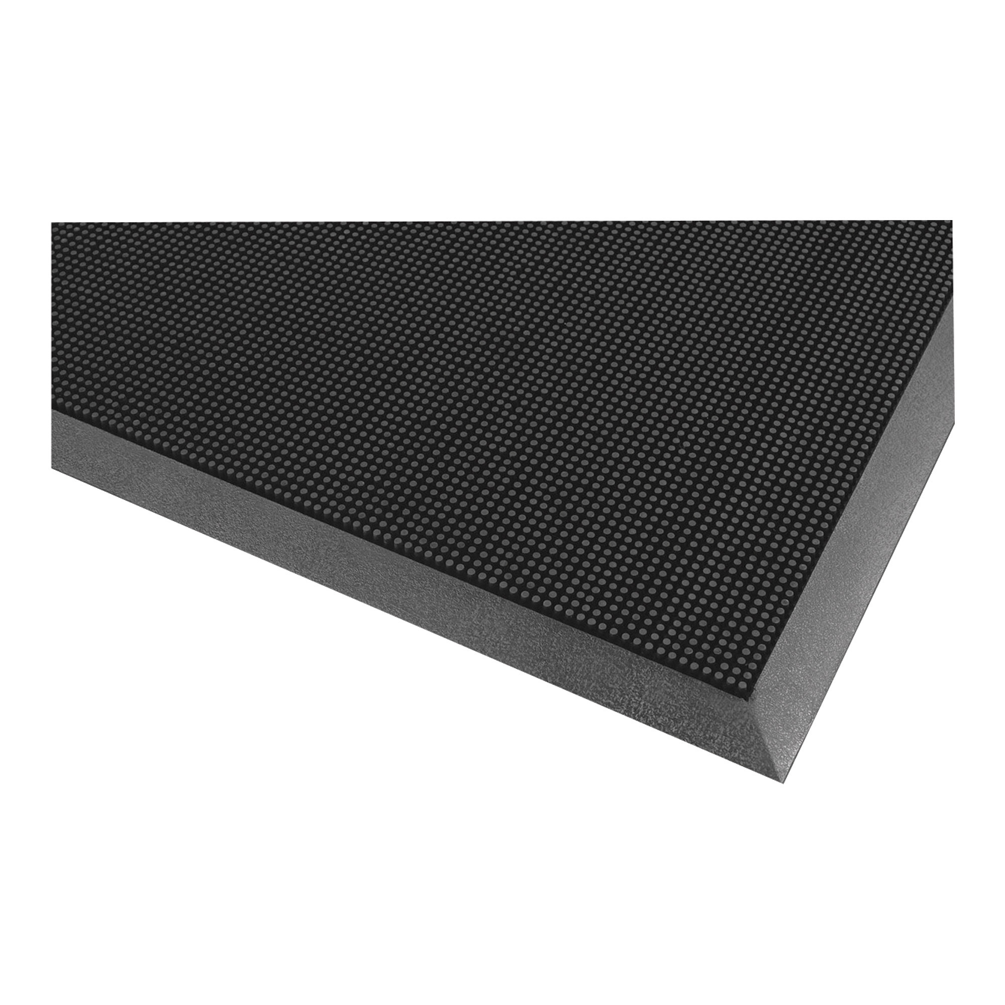 NoTrax Rubber Brush Floor Matting, 3ft. x 5ft., Black, Model# 345S3660BL